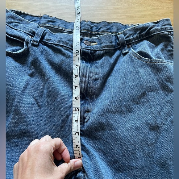 Wrangler Blue Straight-Leg Jeans men’s W 38 L 32 - Picture 5 of 9